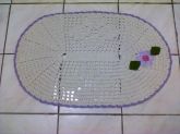 Tapete 2 flores, 90x60cm