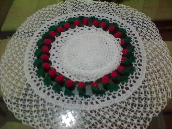 Centros de mesa moraguinhos, 60x60cm
